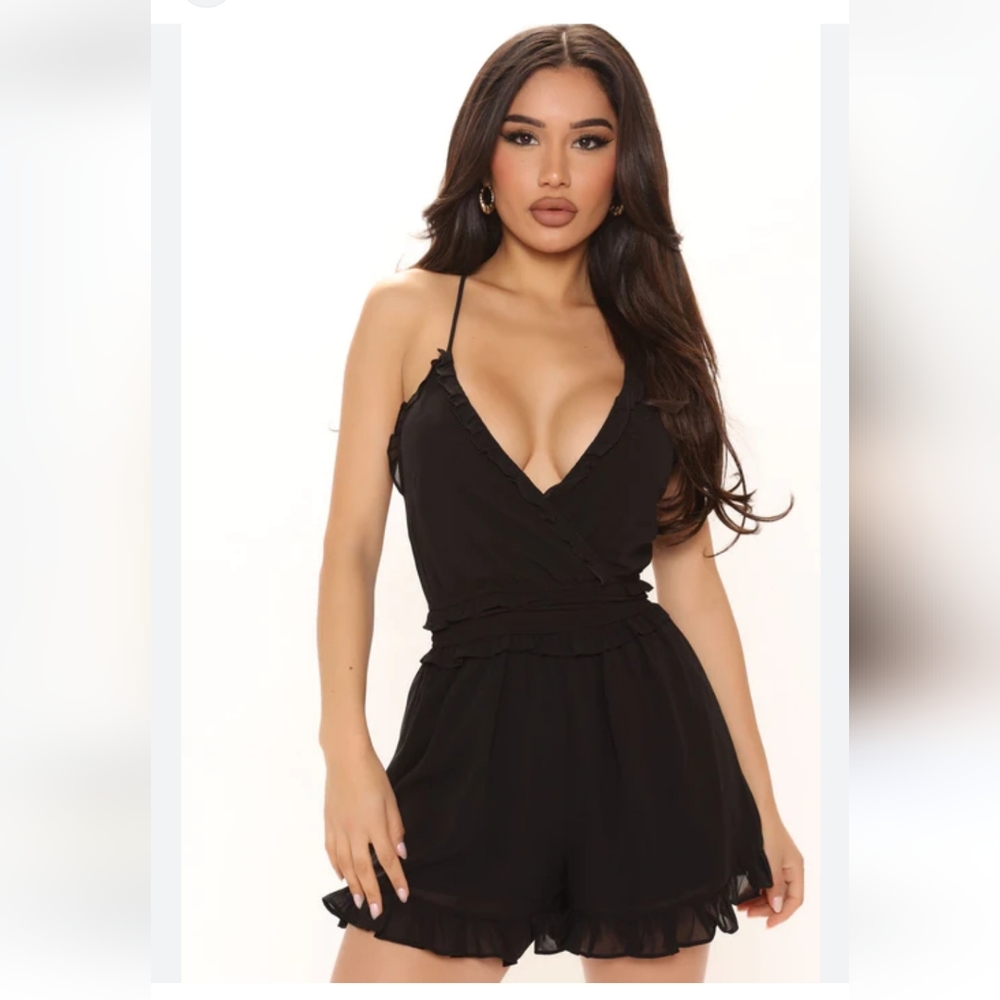 FashionNova Dreaming of Summer black tomper size XL - Picture 1 of 7